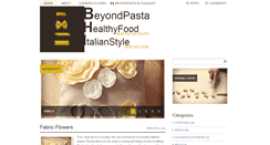 Desktop Screenshot of beyondpasta.com