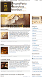 Mobile Screenshot of beyondpasta.com