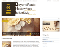 Tablet Screenshot of beyondpasta.com